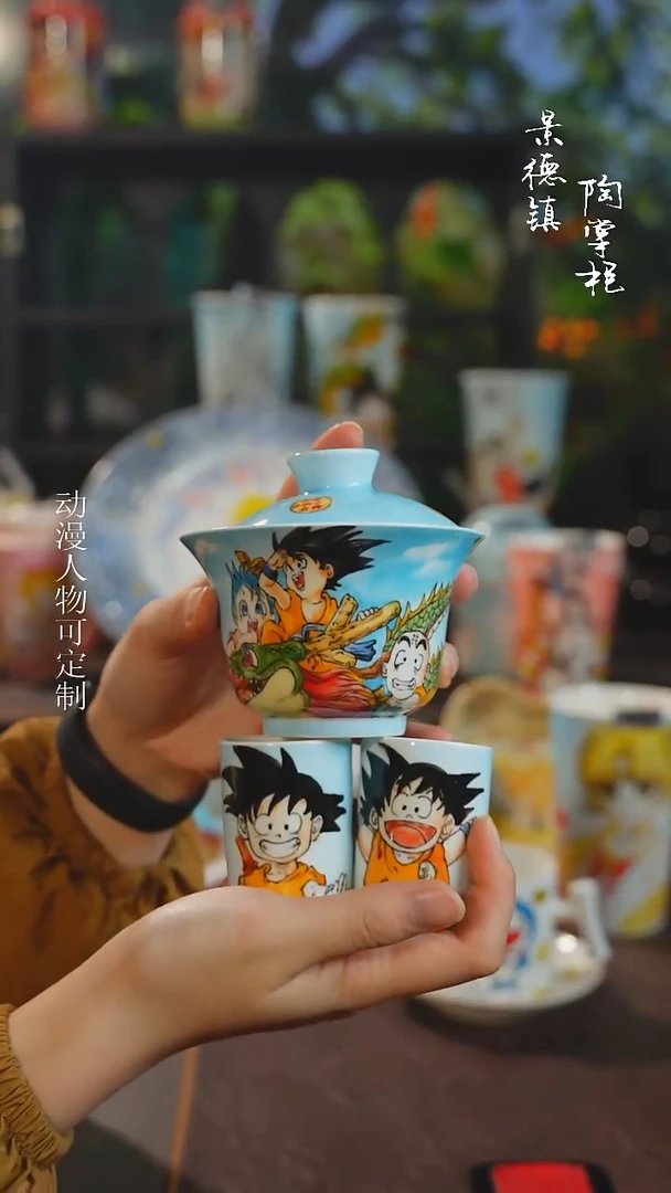 景德镇高温釉下彩纯手工手绘