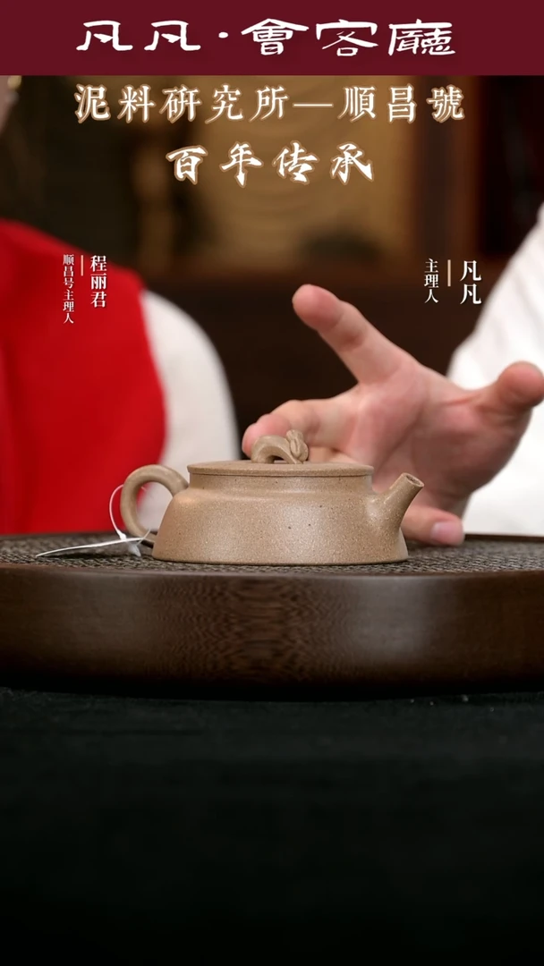 【闪购商品】紫砂茶壶WGQ45王伟忆月青降坡200cc