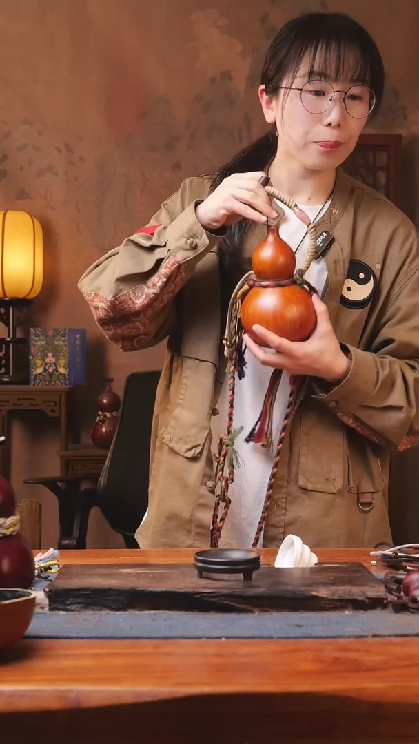 【闪购商品】422号精品大漆葫芦防腐防渗装水茶酒