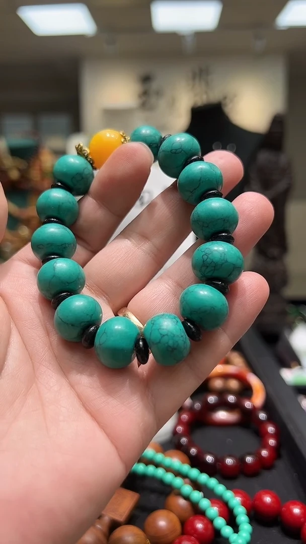 未镶嵌绿松石手链45785421