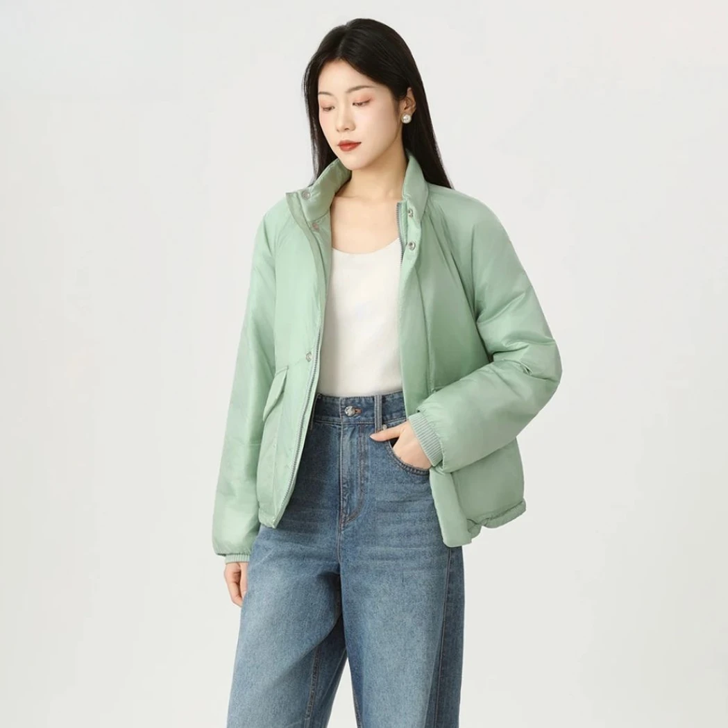 AMASS/阿玛施新款质感服饰立领新雪丽保暖棉服秋冬穿搭540051