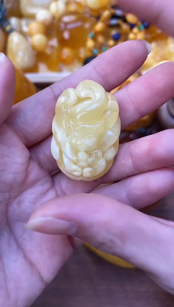裸石琥珀未镶嵌天然琥珀蜜蜡