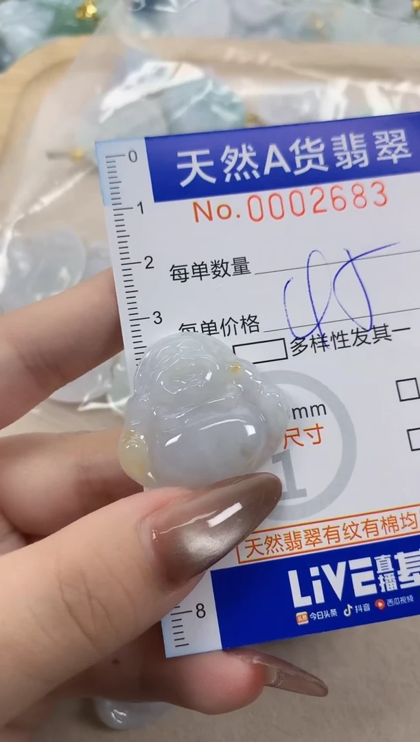 翡翠未镶嵌颈饰沐**啡天然A货翡翠