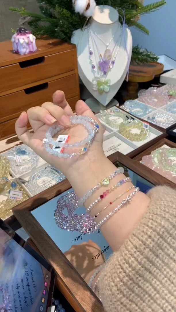 未镶嵌手串水晶孤品捡漏均匀瑕疵介意勿拍