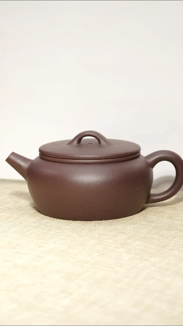 茶壶紫泥大彬诗意200毫升瑕疵壶