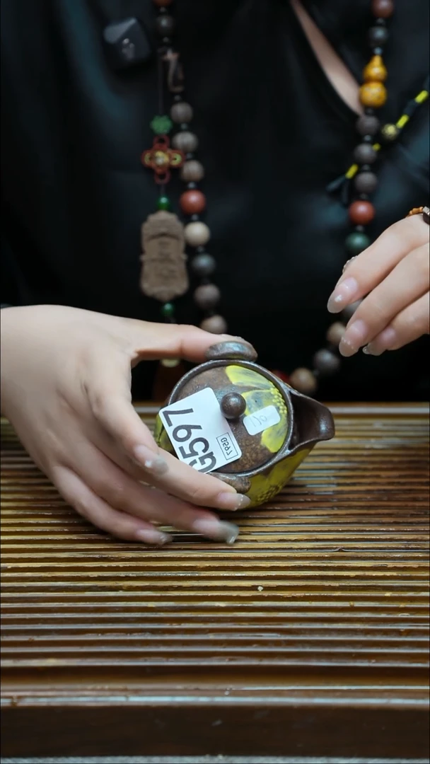万古烧粗陶手工茶具