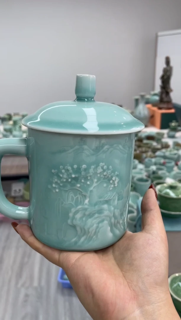 瓷全手特价福利 微瑕 慧仙青瓷