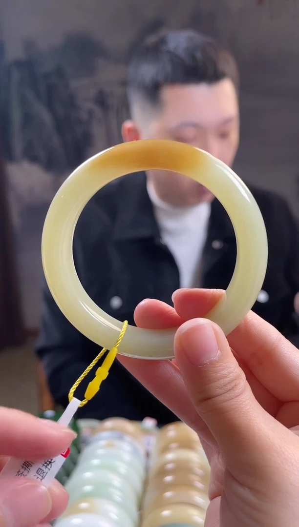 未镶嵌手镯和田玉57圈口2891