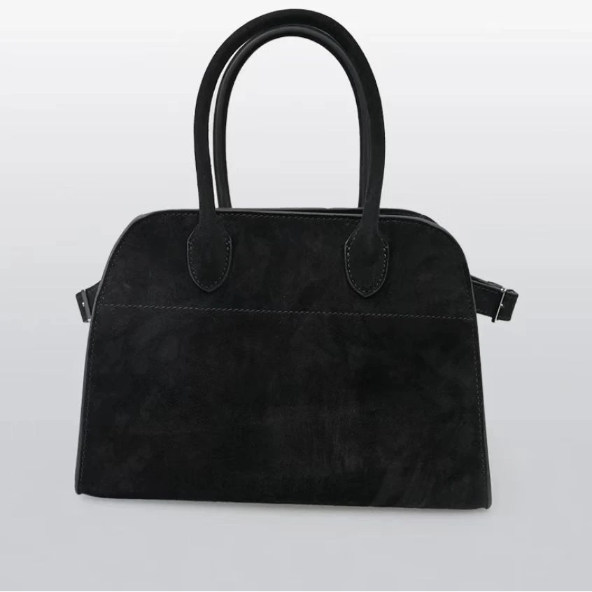 复古绒面手提包女秋冬新款时尚通勤大容量托特包