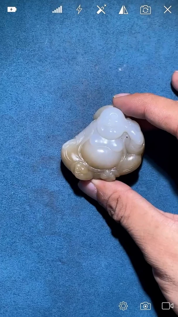 未镶嵌和田玉把件LY   弥勒