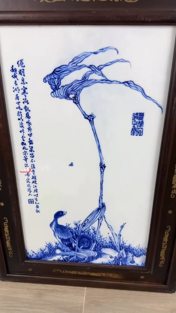 瓷版画景德镇陶瓷手工手绘瓷板画