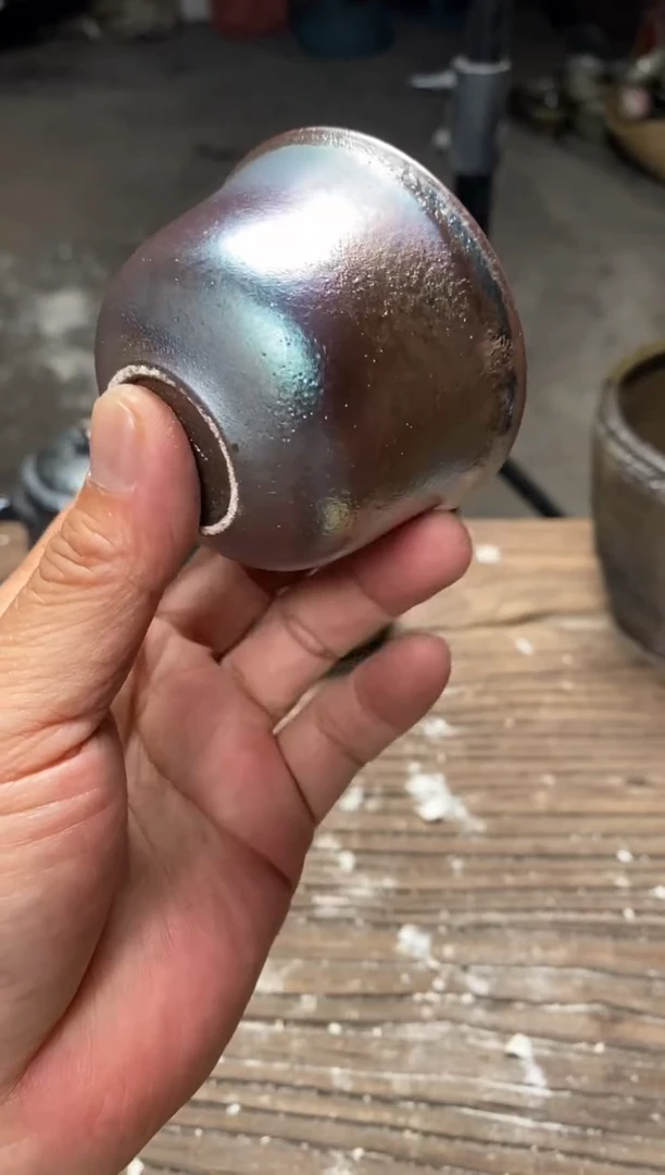 无相心*浪鬼柴烧-底款非浪鬼，竞价主人杯