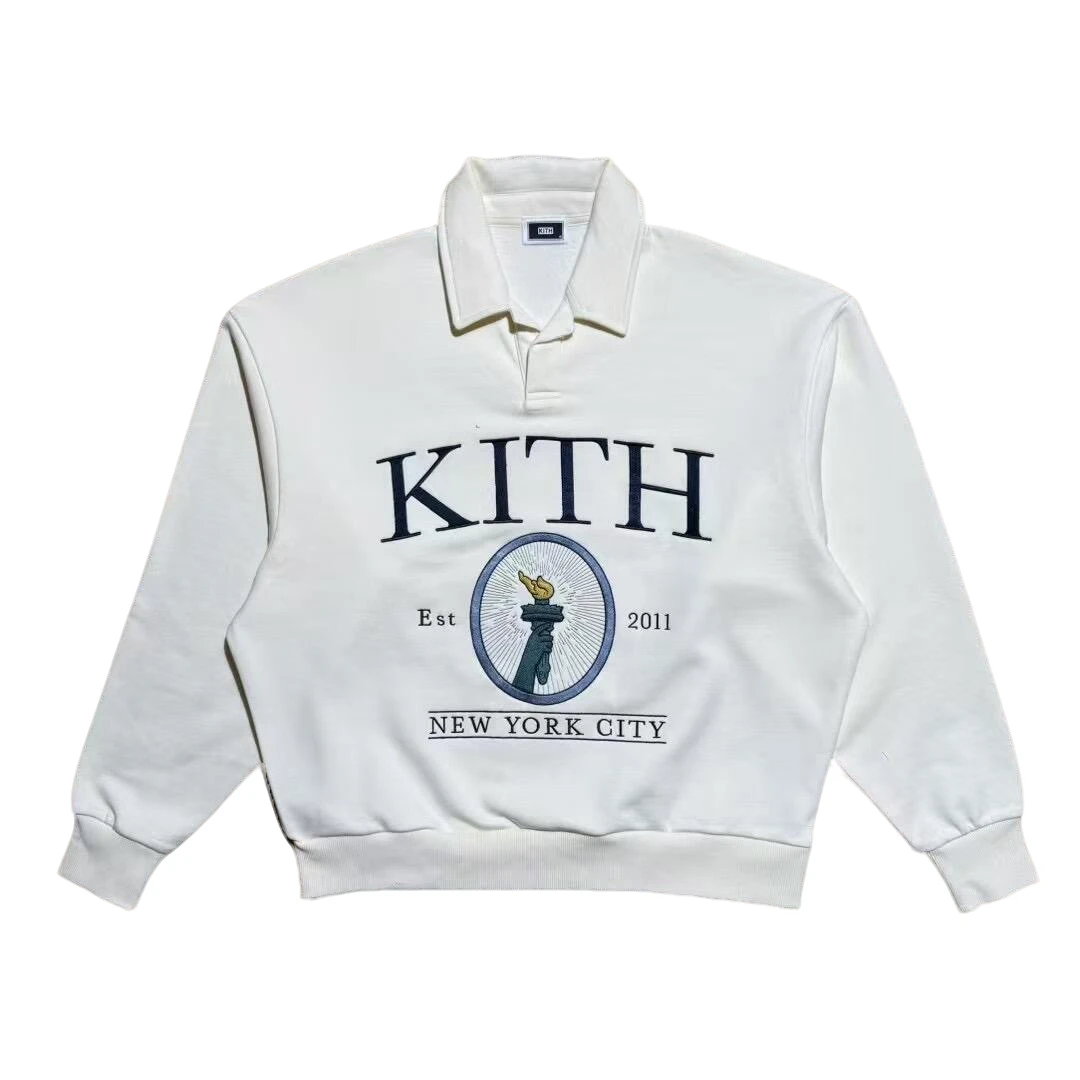 Kith 纽约限定 火炬 亨利领卫衣