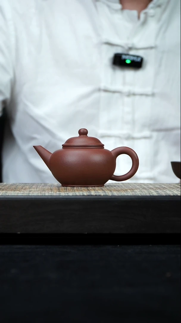 茶壶紫砂早期清水泥 水平 120cc 21
