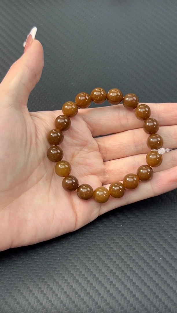 【闪购商品】和田玉手串未镶嵌若羌微色差卡10手串