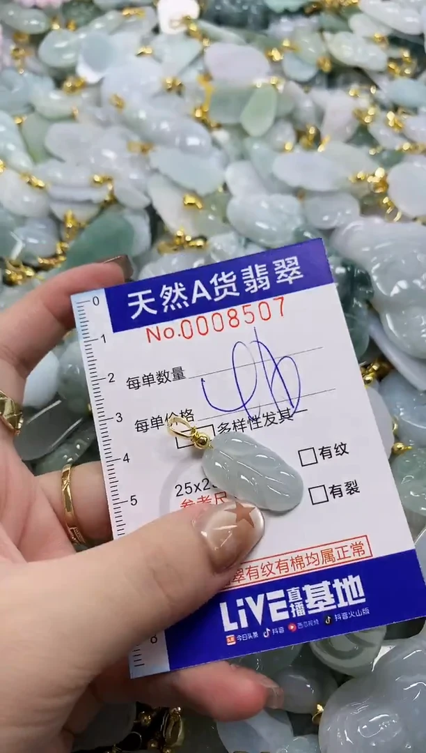 颈饰未镶嵌翡翠天然A货翡翠