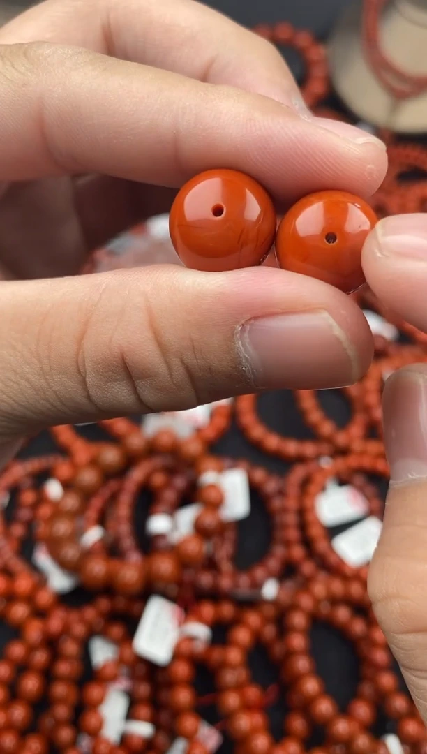 【闪购商品】南红玛瑙单珠未镶嵌14mm