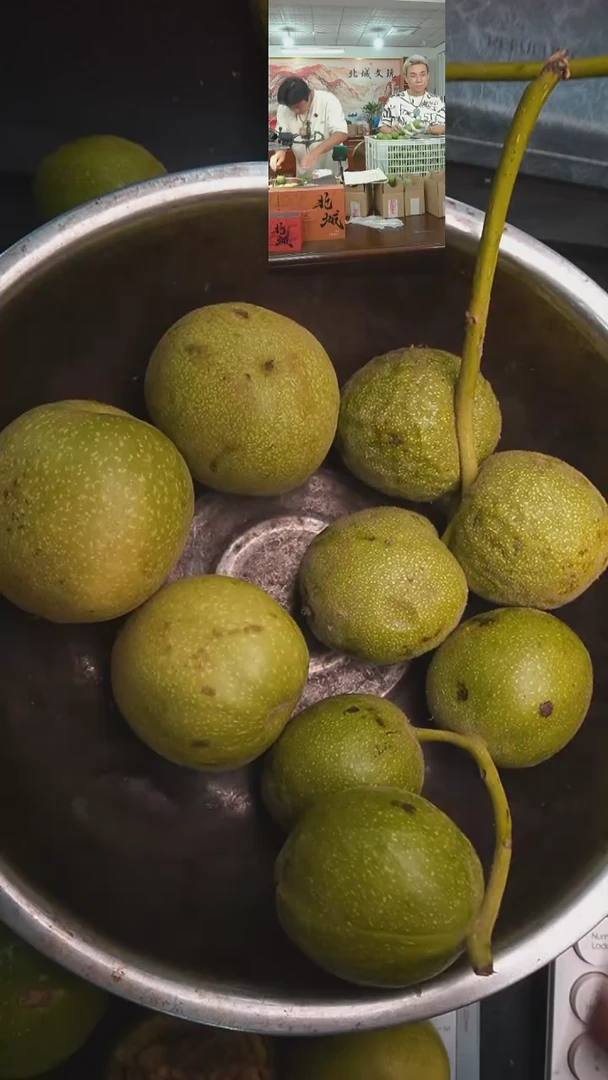 文玩核桃把件40号青皮鸡心3个楼3个3个盘山（发货不退不换