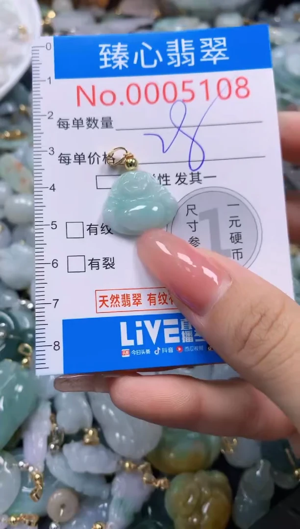 翡翠未镶嵌颈饰5108
