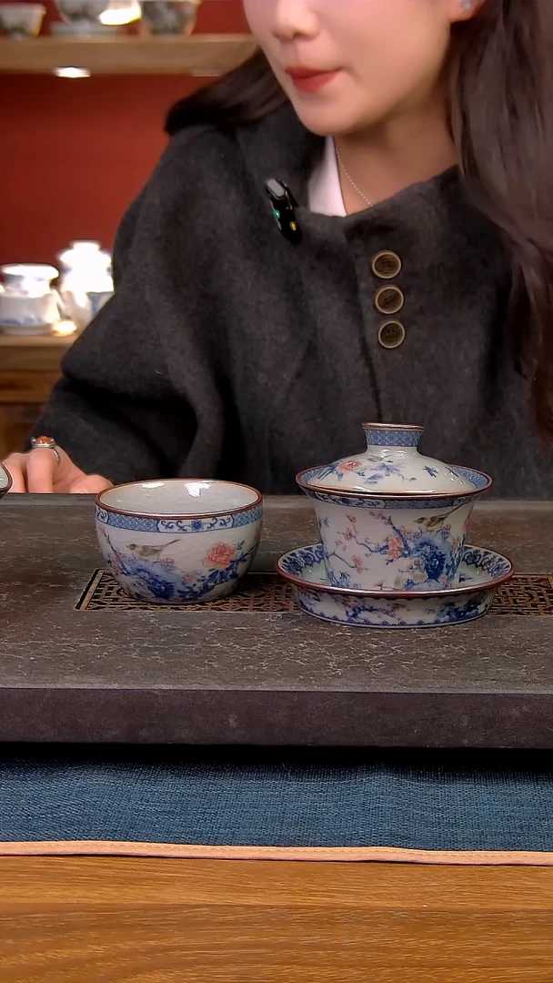 简装家用款件套 白瓷陶瓷茶具