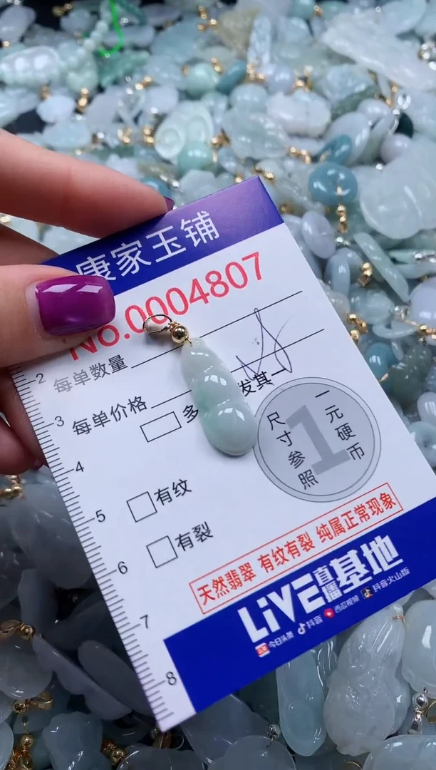 颈饰未镶嵌翡翠4807