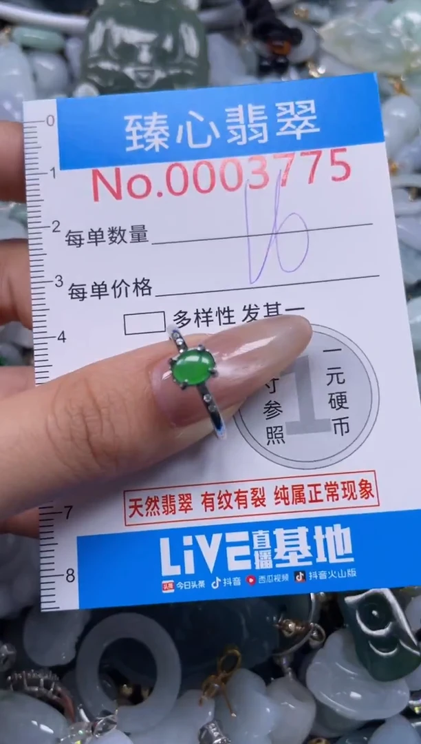 颈饰未镶嵌翡翠3775