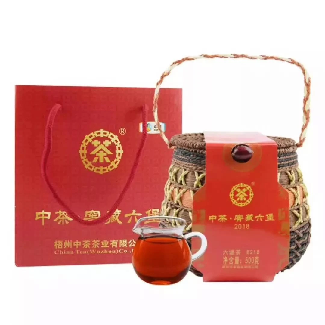 中茶8218六堡茶500g