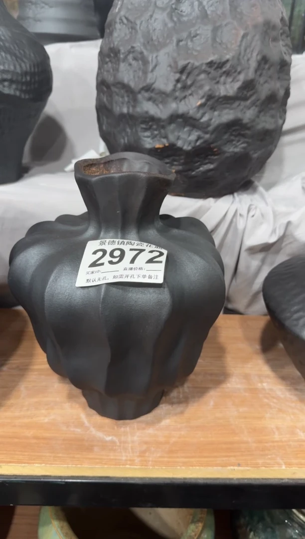 摆件筱*蘭景德镇陶瓷花器默认无孔编号2972