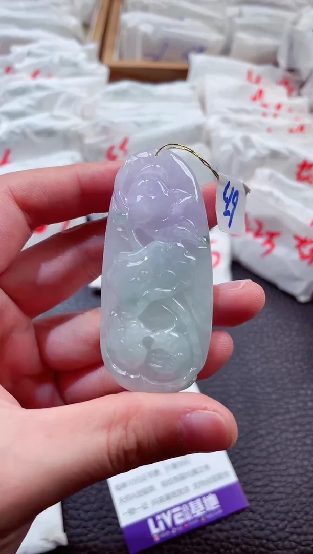翡翠未镶嵌颈饰00003979