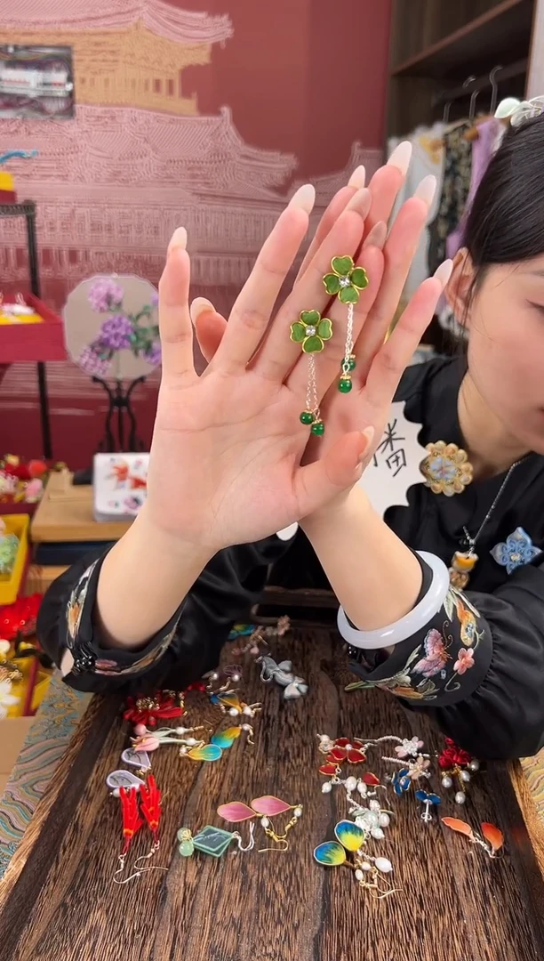 【闪购商品】刺绣苏绣世家非遗手工（耳环）