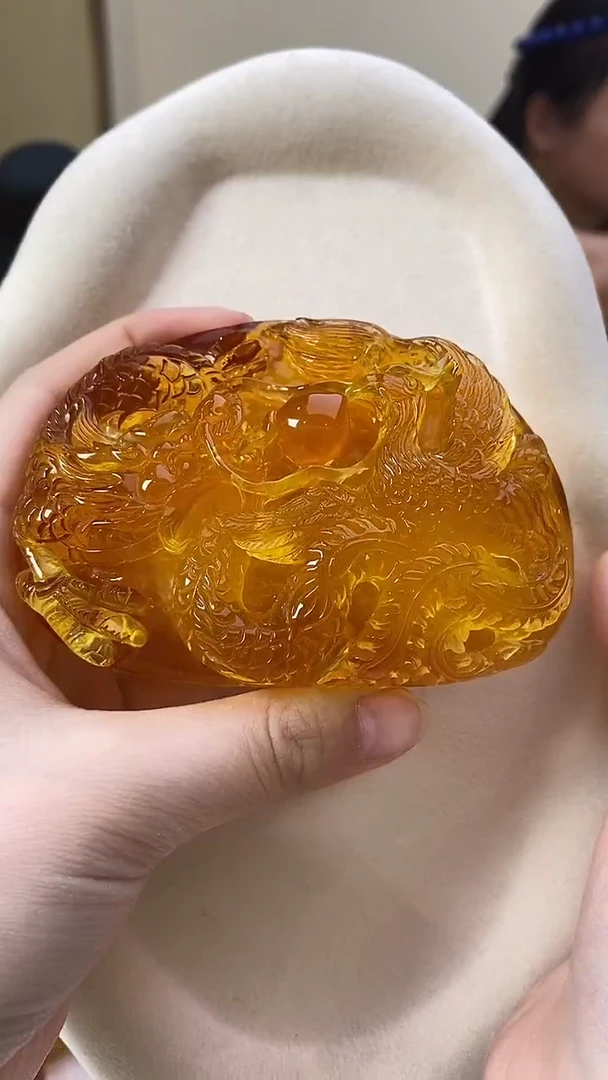 琥珀颈饰未镶嵌吊坠