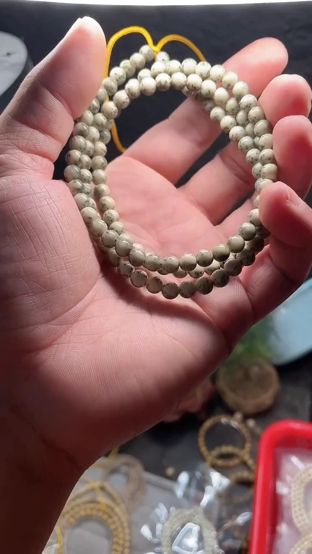 星月菩提吊坠海南星月菩提《A017》6X6圆珠长串