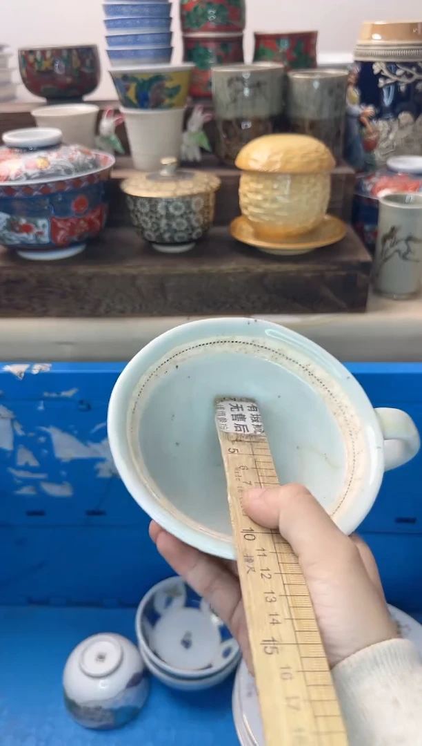 茶杯紫砂饭*735陶艺中古瓷器全场满18米包邮