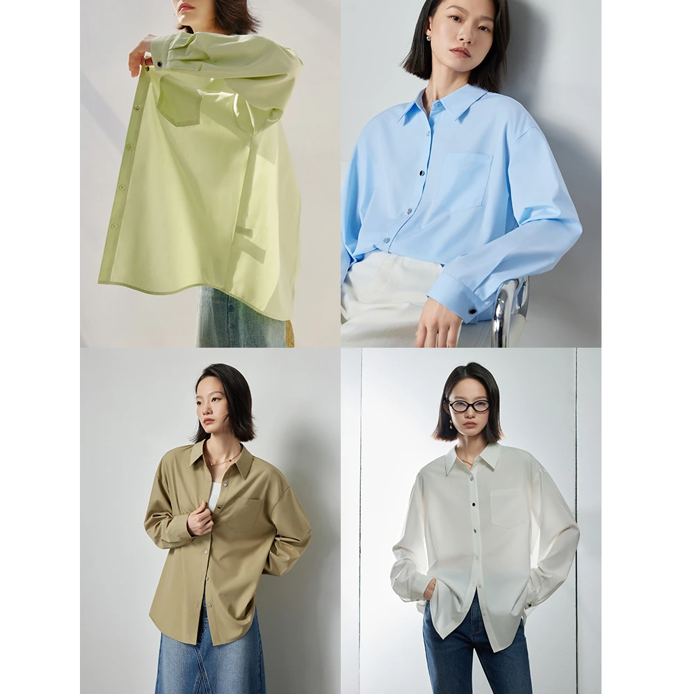 【新东方专属】初语气质天然抑菌竹纤维休闲时尚白色上衣8412020