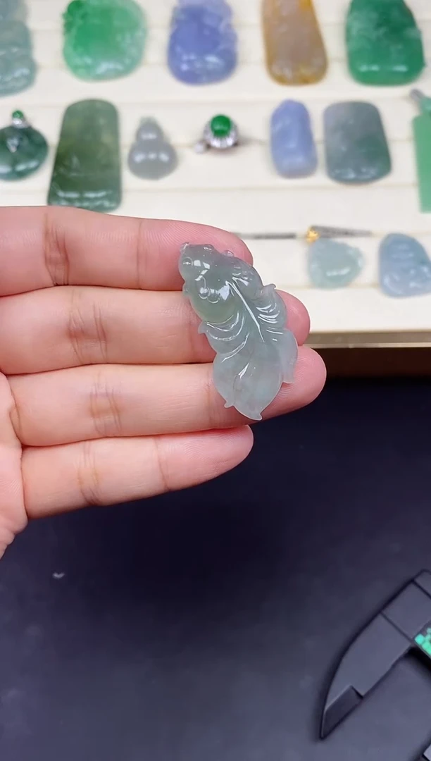 吊坠(不含链)未镶嵌翡翠鱼@@CMT6525