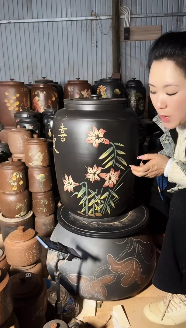 【闪购商品】壶完品茶缸彩填高49cm 897