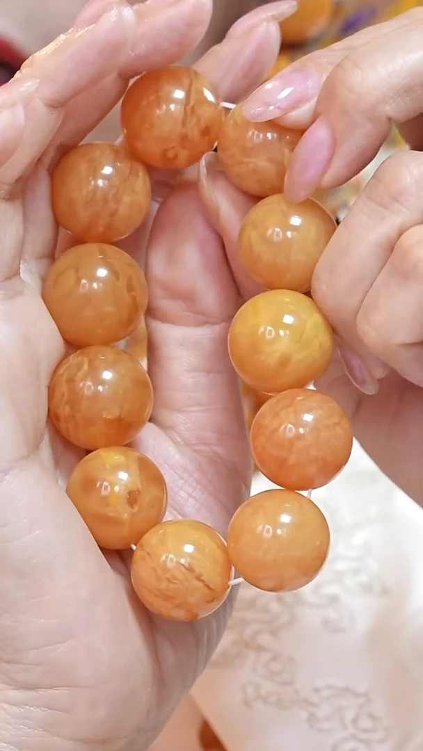 蜜蜡颈饰未镶嵌8357天然蜜蜡珠宝奇石云端妖孽全部保真