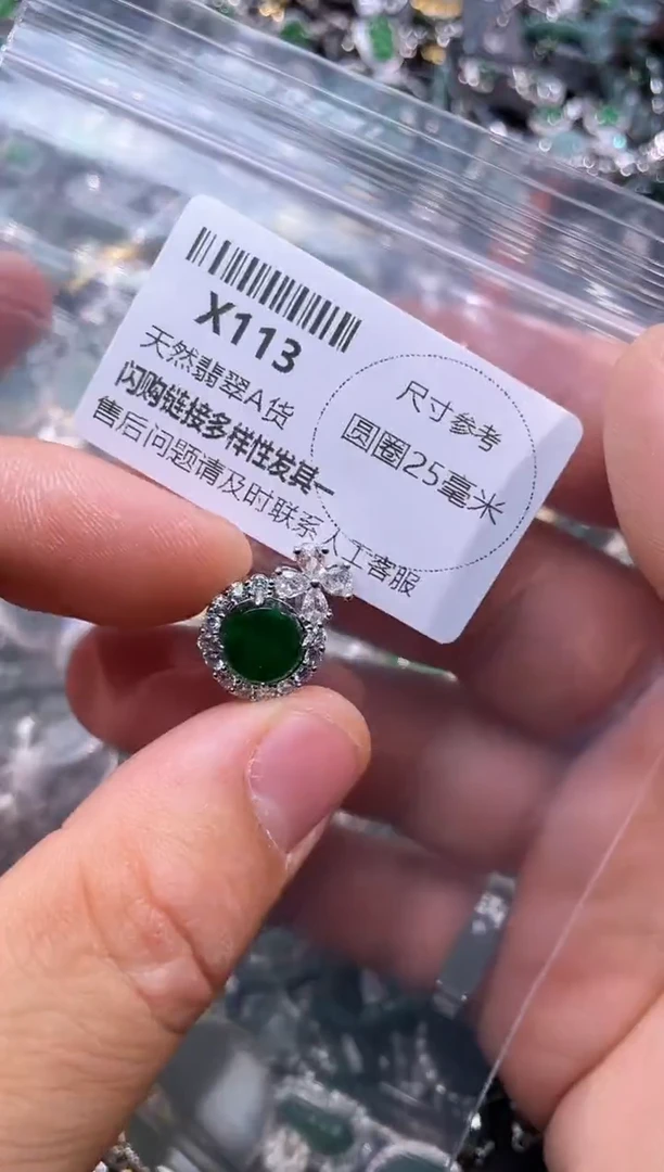 【闪购商品】翡翠颈饰未镶嵌X113吊坠