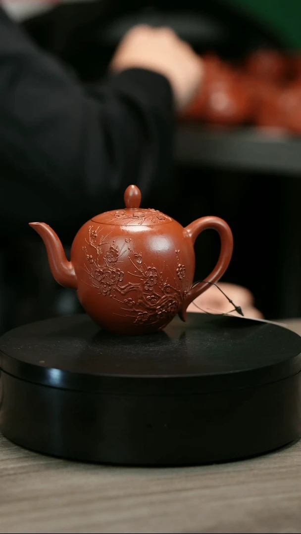 茶壶紫砂阿*H2406陈春芬梅花美人肩