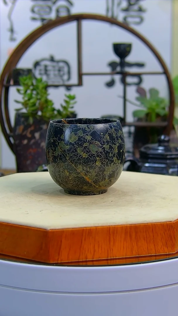 【闪购商品】奢上奢梅花玉茶具