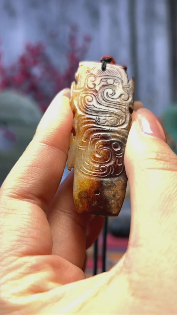 未镶嵌和田玉挂件浩****e神人佩