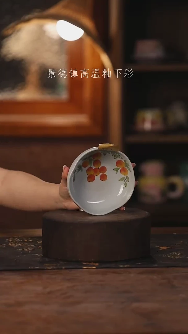 陶瓷景德镇高温釉下手绘陶瓷193