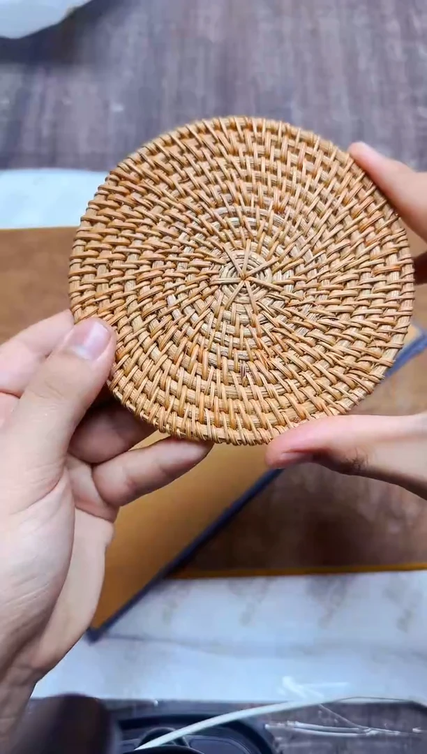 大号藤编壶承垫子