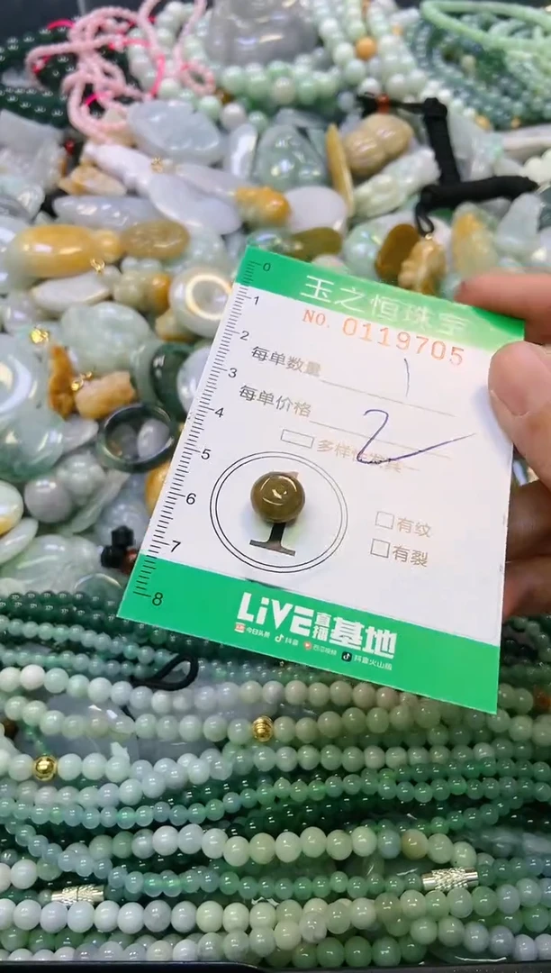 翡翠未镶嵌颈饰闪购0119705