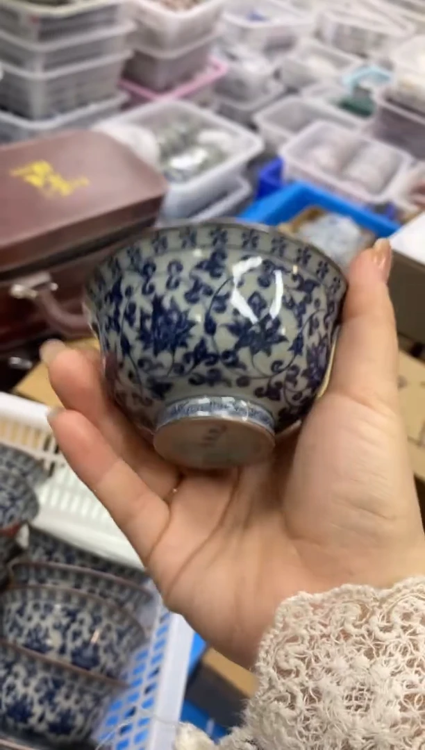 陶瓷老陶泥压手杯100毫升