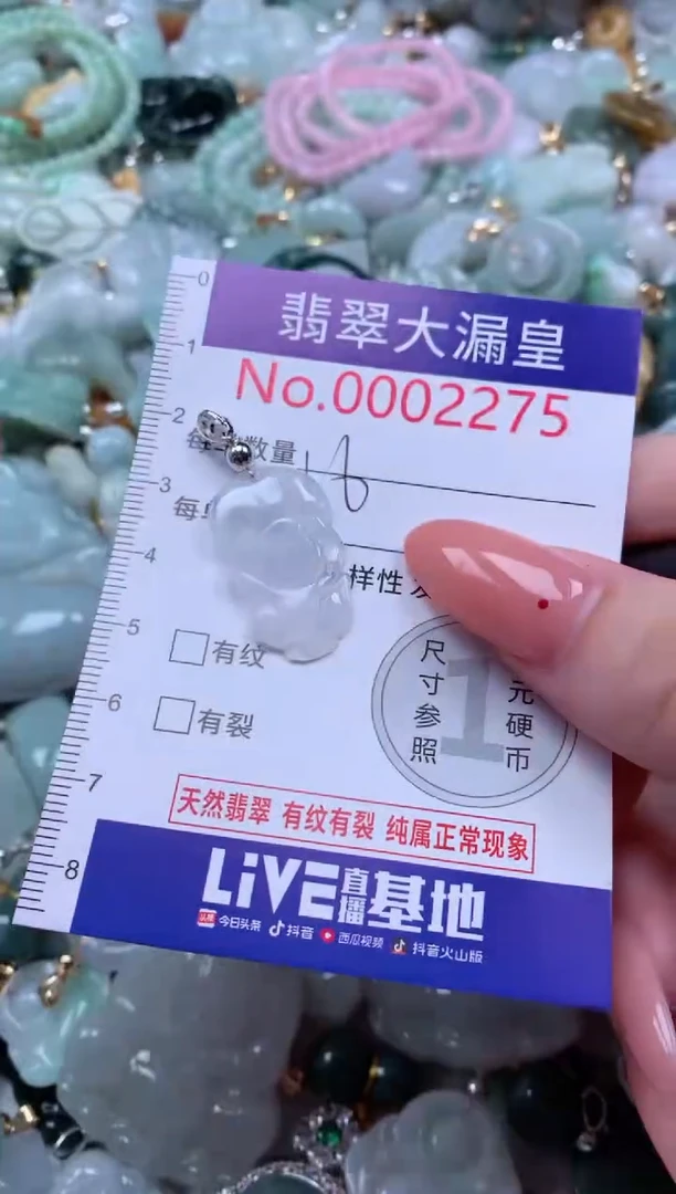 翡翠未镶嵌吊坠(不含链)275