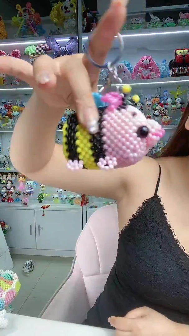 玻璃2054卡4糖果珠蜜蜂猪材料包1套