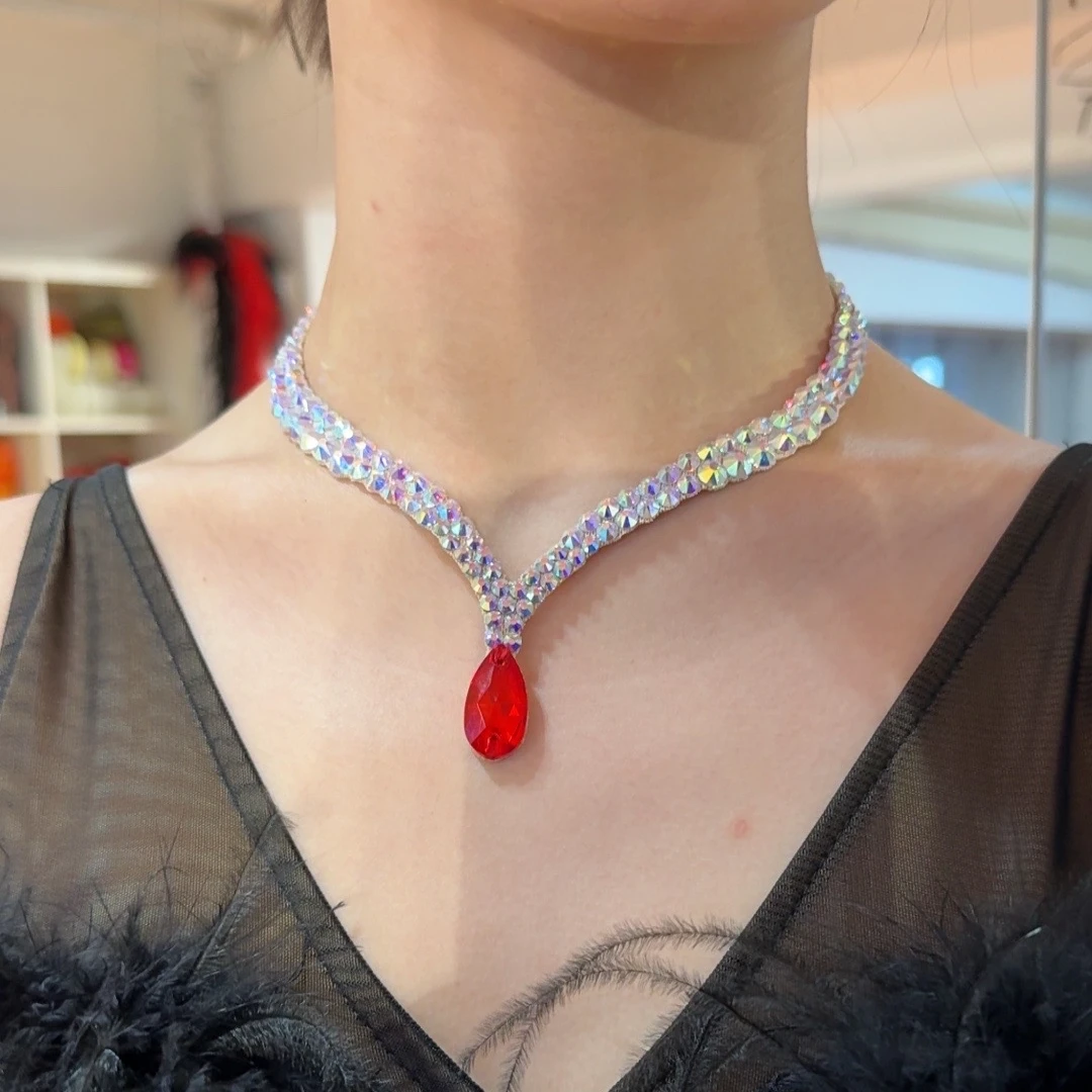 YRSS舞服♥巴洛克领饰修身摩登舞