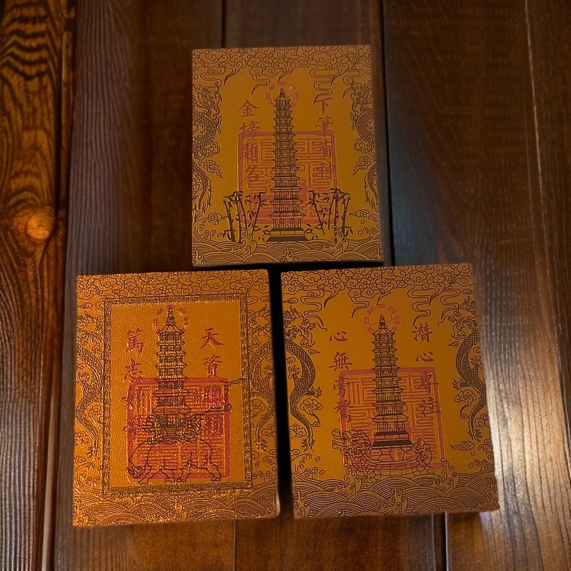 【七层/九层/十三层】文昌塔仿金箔材质文昌塔手机贴家居贴饰品