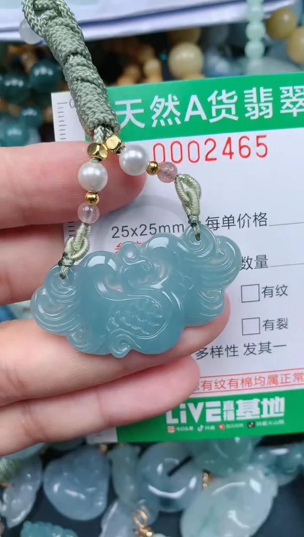 翡翠未镶嵌颈饰.0002465